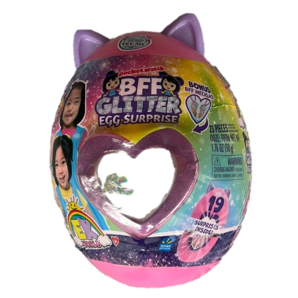 BFF GLITTER EGG SURPRISE girl toy play set fun game holiday hatch shiny friend - Picture 1 of 3